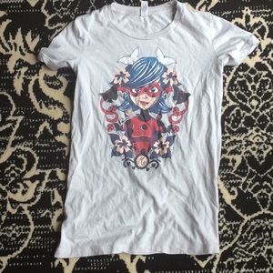Miraculous Ladybug Gray T shirt